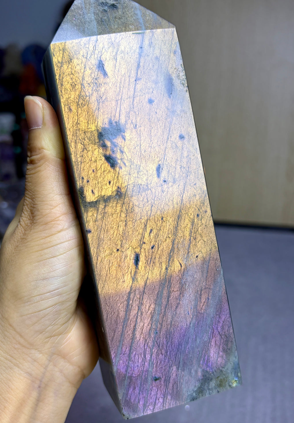 Labradorite tower