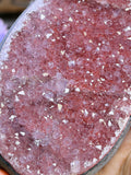 Red amethyst cluster