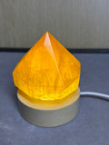 Yellow fluorite diamond